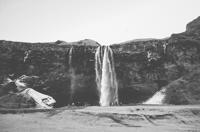 Seljalandsfoss Waterfall - Mono