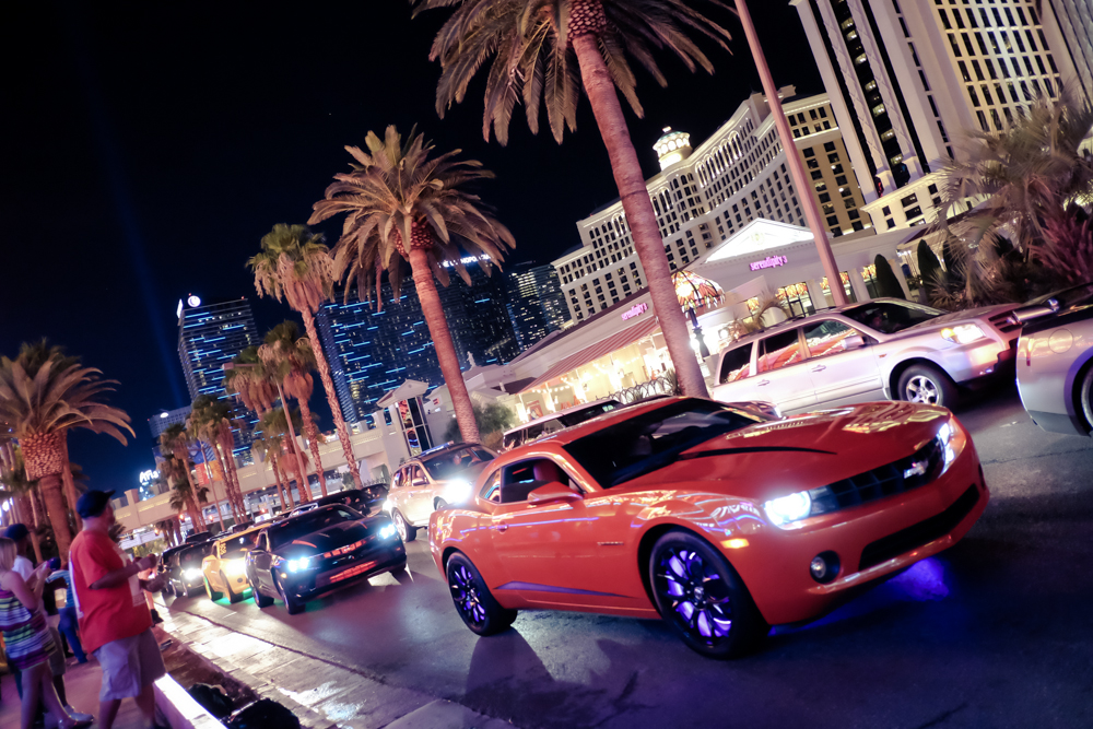Vegas strip car